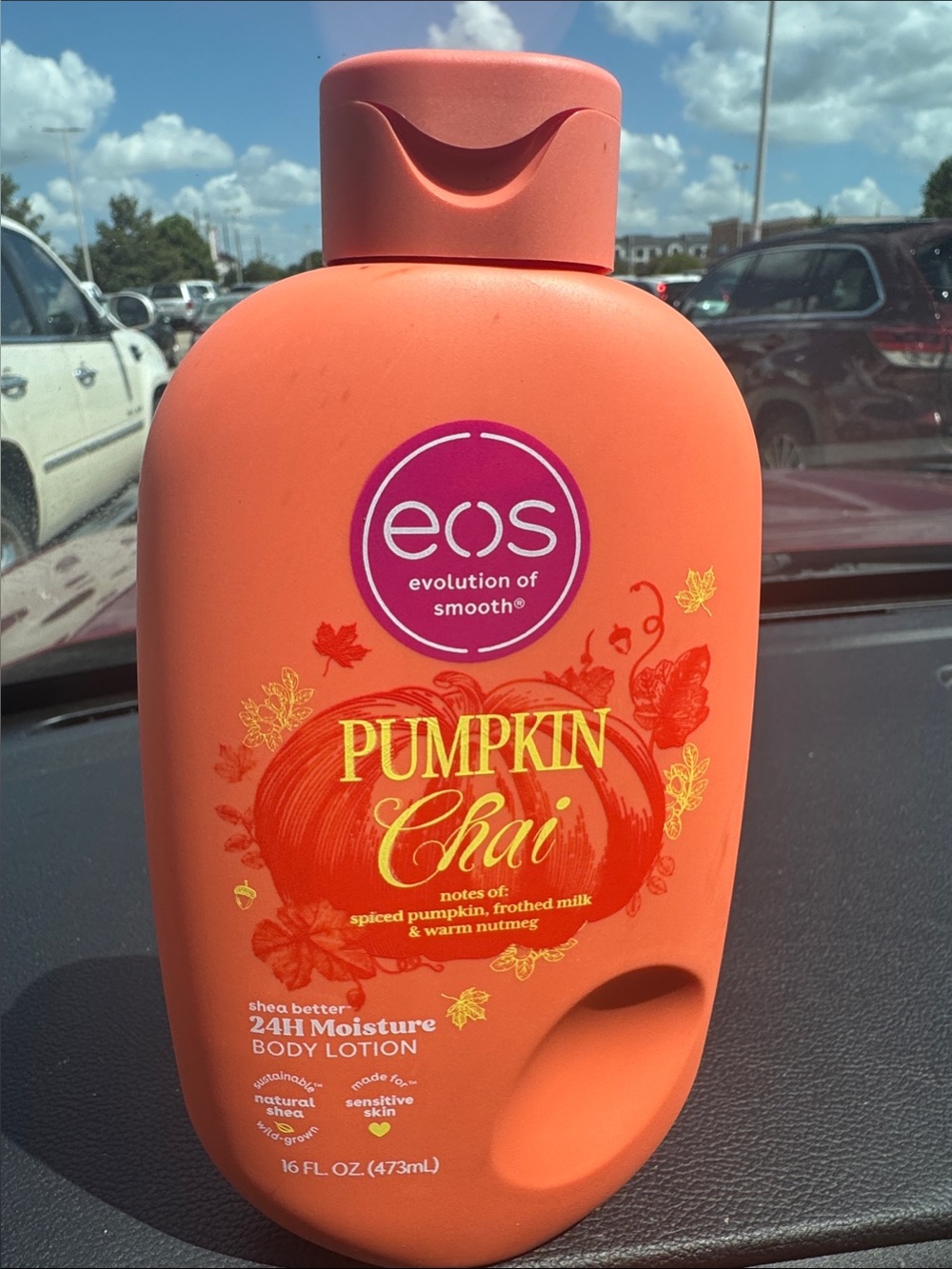 eos Pumpkin Chai Body Lotion - Orange